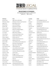 Attendee List - State Capital Group