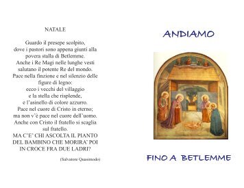 Novena di Natale per Lodi - Suore Domenicane di Santa Caterina ...