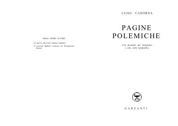 PAGINE POLEMICHE - Libri in formato Pdf