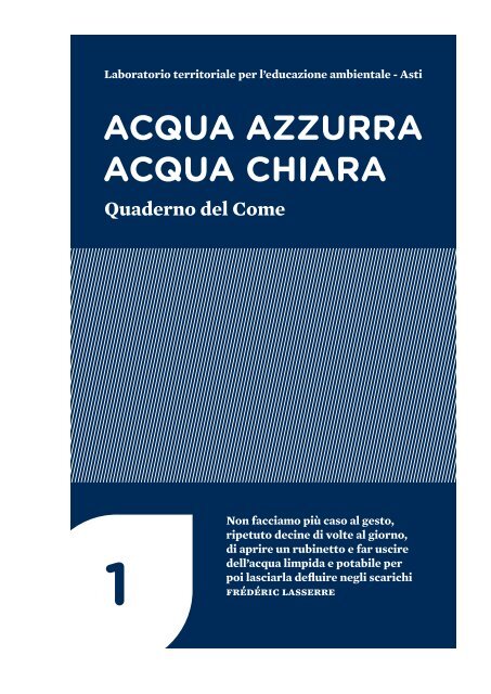 Pubblicazione "Acqua azzurra acqua chiara" - Regione Piemonte