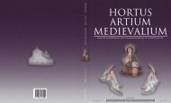 HORTUS ARTIUM MEDIEVALIUM - Archeologia.unifg.it