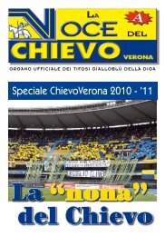 Speciale ChievoVerona 2010 - '11 - Coordinamento Amici del ...