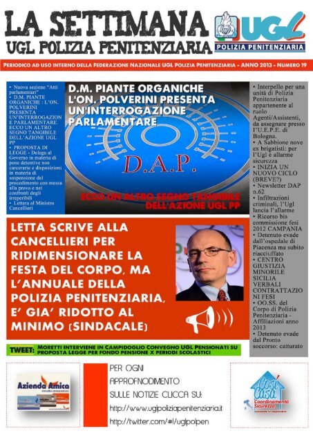 La settimana UGL Polizia Penitenziaria n 19.pdf