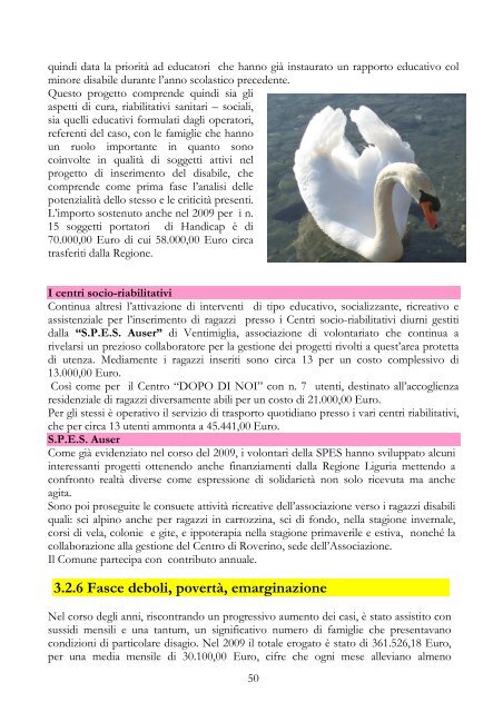 Scarica il Bilancio Sociale 2009 - Comune di Ventimiglia