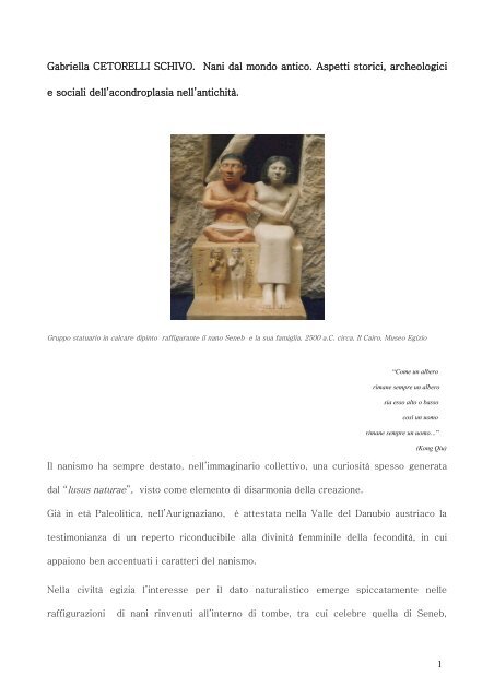 I nani dal mondo antico.pdf - Auditorium