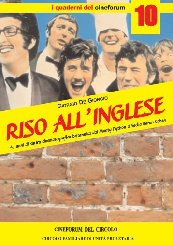 copertina riso inglese - Cineforum del Circolo