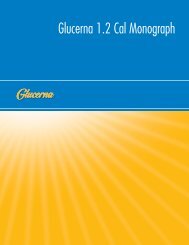 Glucerna 1.2 Cal Monograph - Abbott Nutrition