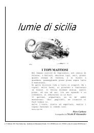 Lumie di Sicilia - Associazione Culturale Sicilia Firenze