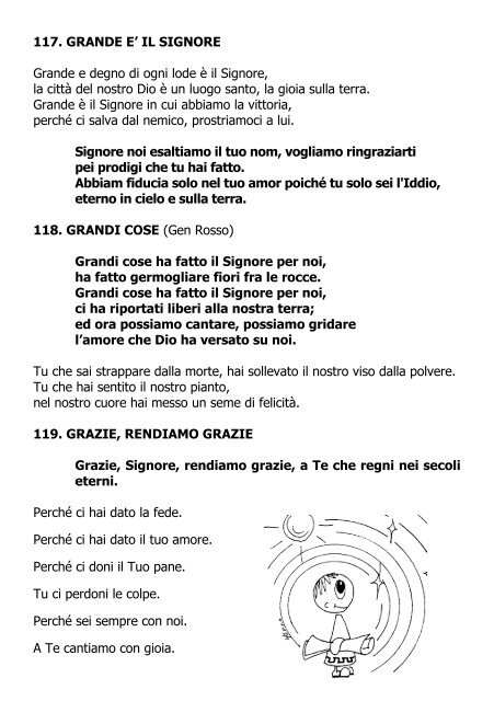 Libretto dei canti - Parrocchia S. Maria Assunta MURELLE