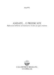 ANDATE... E PREDICATE - Casa Editrice HILKIA