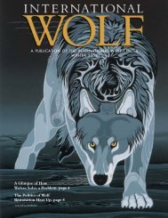 Winter 2002 - International Wolf Center