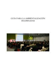 GUÍA PARA LA AMBIENTALIZACIÓN DE JORNADAS