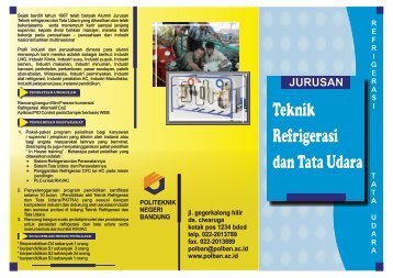 Teknik Refrigerasi dan Tata Udara - Politeknik Negeri Bandung