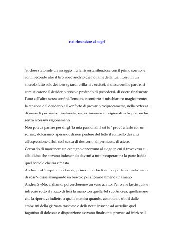 Scarica il pdf della storia (incompleta) - Parole in libertà