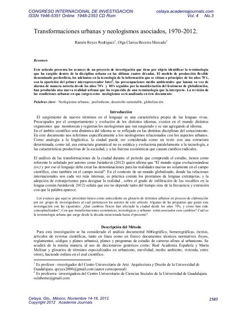 18 Celaya Y Academiajournalscom Academia Journals - 