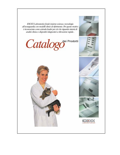 Il nostro vasto catalogo di prodotti - IDEXX Laboratories