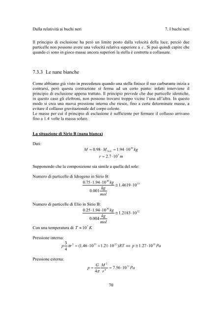 Dalla relatività ai buchi neri - Liceo cantonale di Locarno