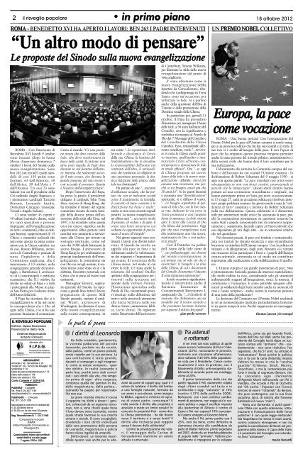 18.10.2012 Il Risveglio Popolare.pdf - Comune di Cuorgne