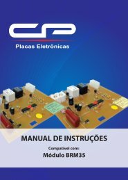 manual modulo BRM35 - CP Placas Eletrônicas