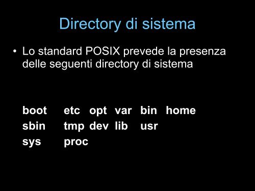Slides Corso Linux - Base (aggiornate al 10.2010) - LUG Roma3