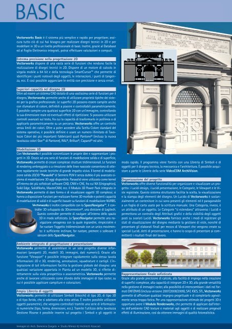 scarica la brochure vectorworks 2009 - Edilportale