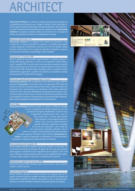 scarica la brochure vectorworks 2009 - Edilportale