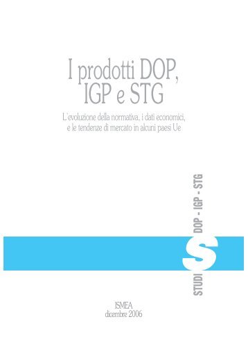 I prodotti DOP, IGP e STG - Agromed Quality
