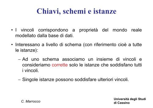 Introduzione ai database e al modello relazionale - Università degli ...