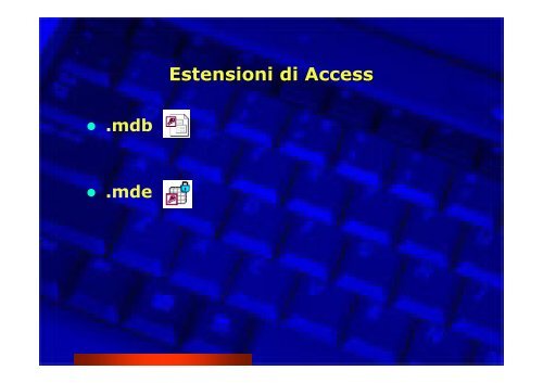 Corso Database e Access - Paolo PAVAN