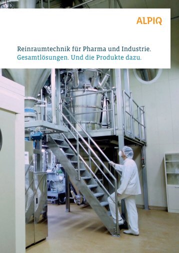 Reinraumtechnik - Pharma/Industrie: Broschüre PDF (1.8 MB)