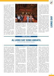 Rivista Interdistrettuale - Lions Club Savona Torretta