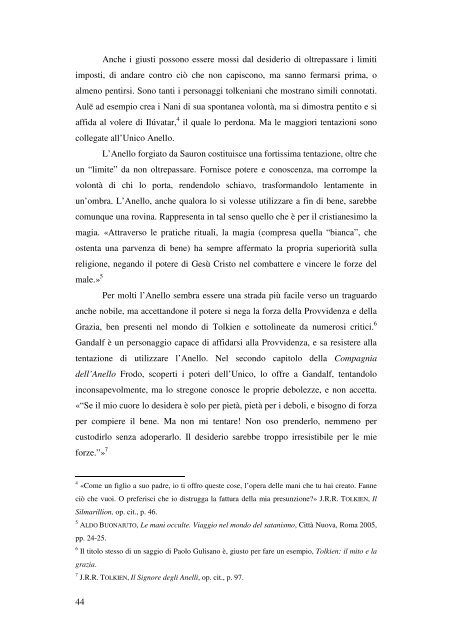 Facoltà di Lettere e Filosofia Corso di Laurea in Lettere L'ANELLO ...