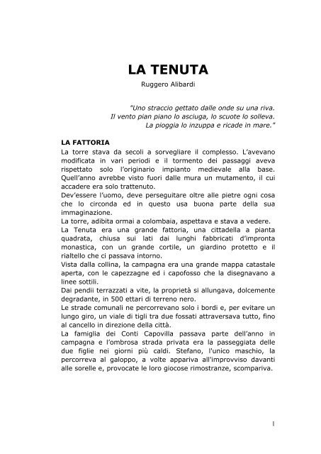 la TENUTA website