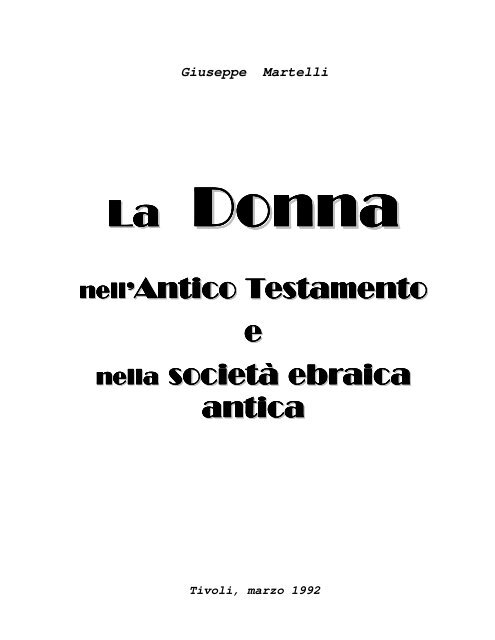 Microsoft Word Viewer - Donna - CRISTIANI EVANGELICI