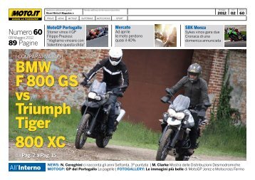 BMW F 800 GS vs Triumph Tiger 800 XC - Moto.it