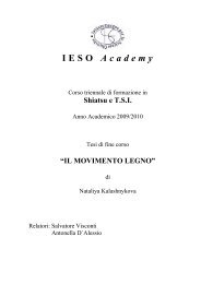 IL MOVIMENTO LEGNO - IESO Academy
