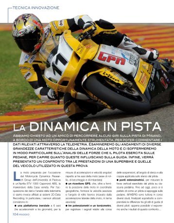 La dinamica in pista - Motorcycle Dynamics Dinamica del Motociclo
