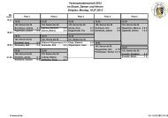 Spieltermine Einzel-Meisterschaften 2012 - Tennisclub-Werdohl eV