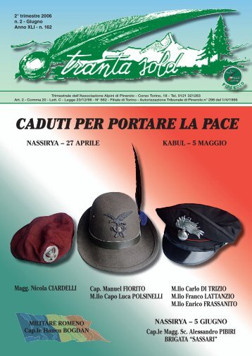 Giugno 2006 - ANA Sezione di Pinerolo - Associazione Nazionale ...