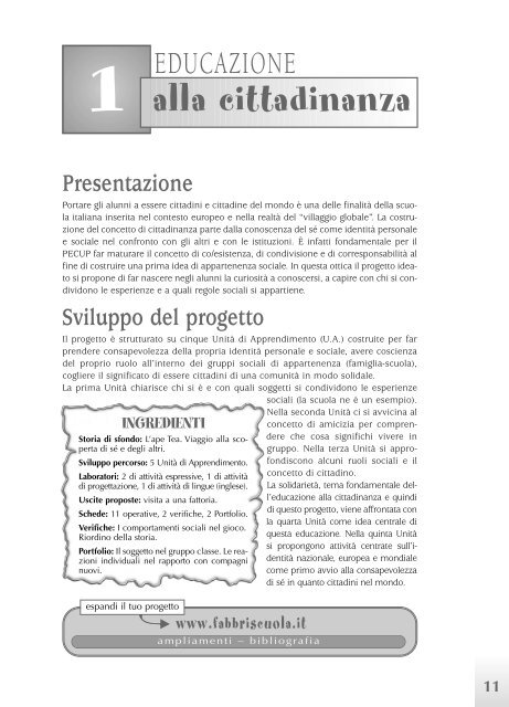 GUIDE DIDATTICHE FABBRI SCUOLA PRIMARIA DA SCARICARE
