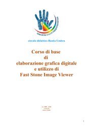 Corso di base di elaborazione grafica digitale e utilizzo di Fast ...