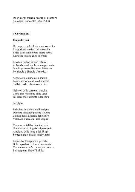 Francesco Marotta, Scritture II, 2007 - Biagio Cepollaro, poesia