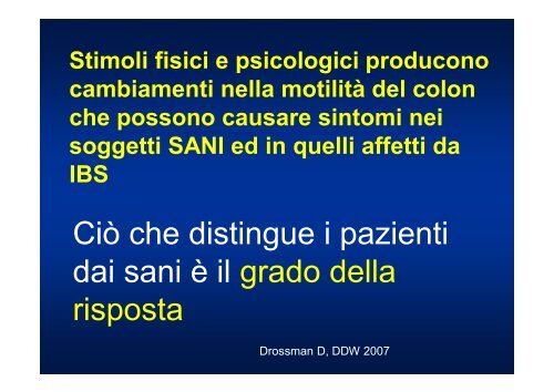 Colon Irritabile e MMG: nuovi ipotesi patogenetiche ... - Assomedrho.it