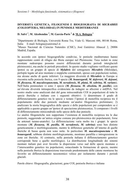 XXII CNIE - Accademia nazionale italiana di Entomologia