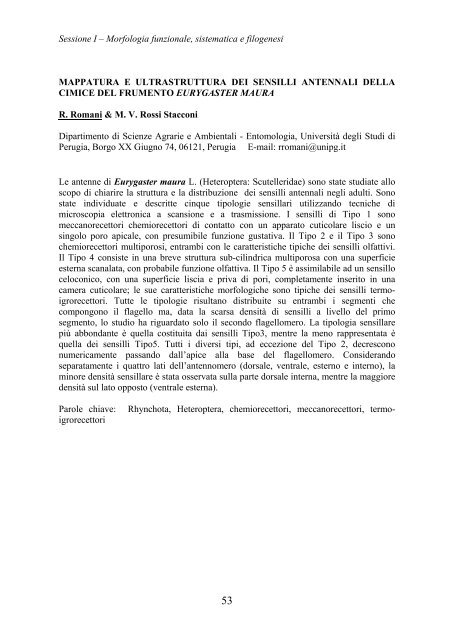 XXII CNIE - Accademia nazionale italiana di Entomologia