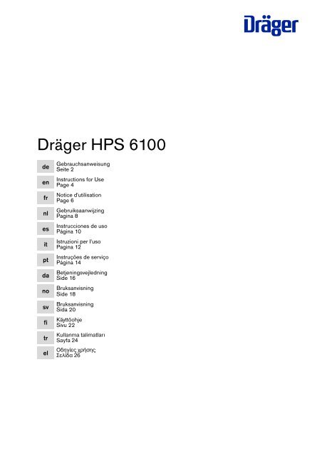Dräger HPS 6100 - Helpi