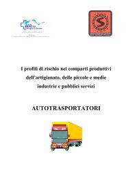 Profilo di rischio nel comparto: Autotrasportatori