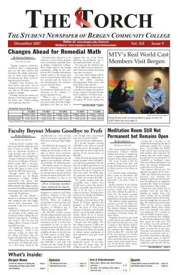 Changes Ahead for Remedial Math - Bergen Community College