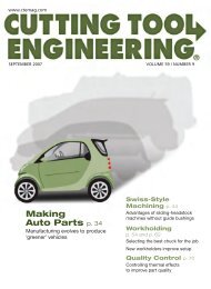 Making Auto Parts p. 34 - Cutting Tool Engineering