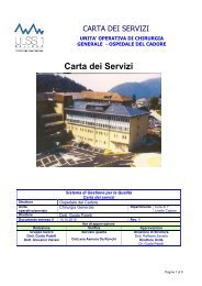 Scarica la Carta dei Servizi in formato PDF - ULSS Belluno